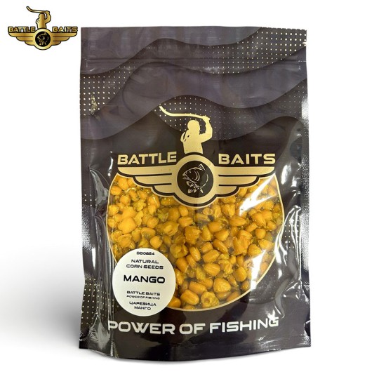 Варени семена царевица BATTLE BAITS Corn Seeds Fluo Color Mango