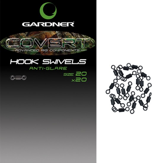 Микро вирбели Gardner Covert Hook Swivels size 20