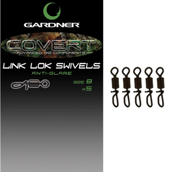 Бърза връзка Gardner Covert Link Lok Swivels size 8