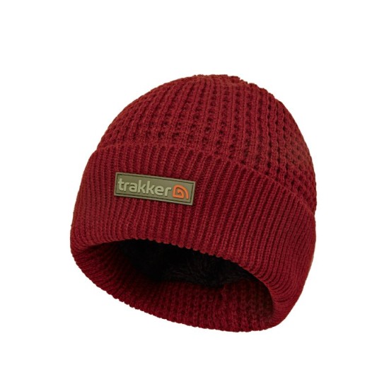 Зимна шапка Trakker Trakker Plum textured beanie