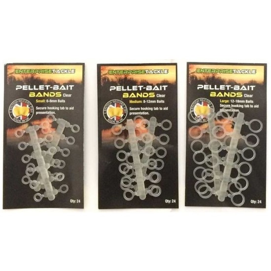 Силиконови пръстени за стръв Enterprise Clear Bait Bands